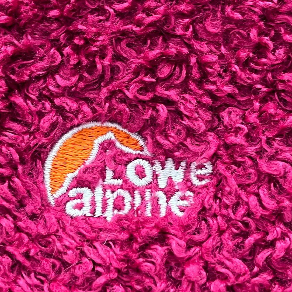 Lowe Alpine Polartec Sherpa Zip Up Jacket Women's Fuchsia 100% Polyester - Picture 5 of 11